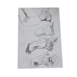 KATHE KOLLWITZ Page of Hands Bust of a Woman Print 92064 Kaethe